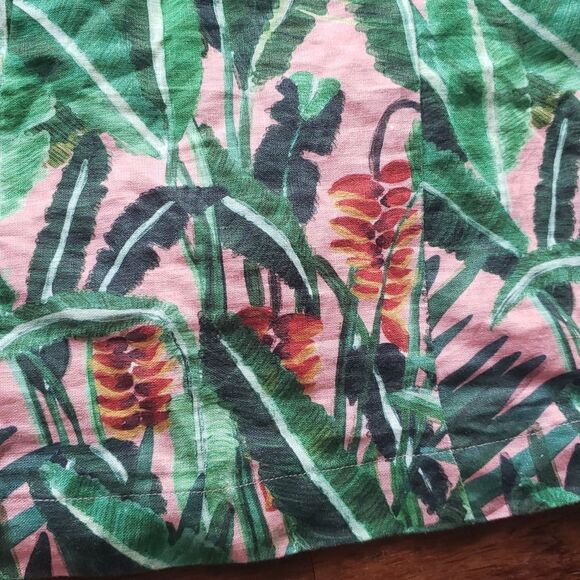 NWT FARM Rio 100% Linen Tropical Chic Trendy Amazonia Forest Mini Dress Size XS - Picture 8 of 14